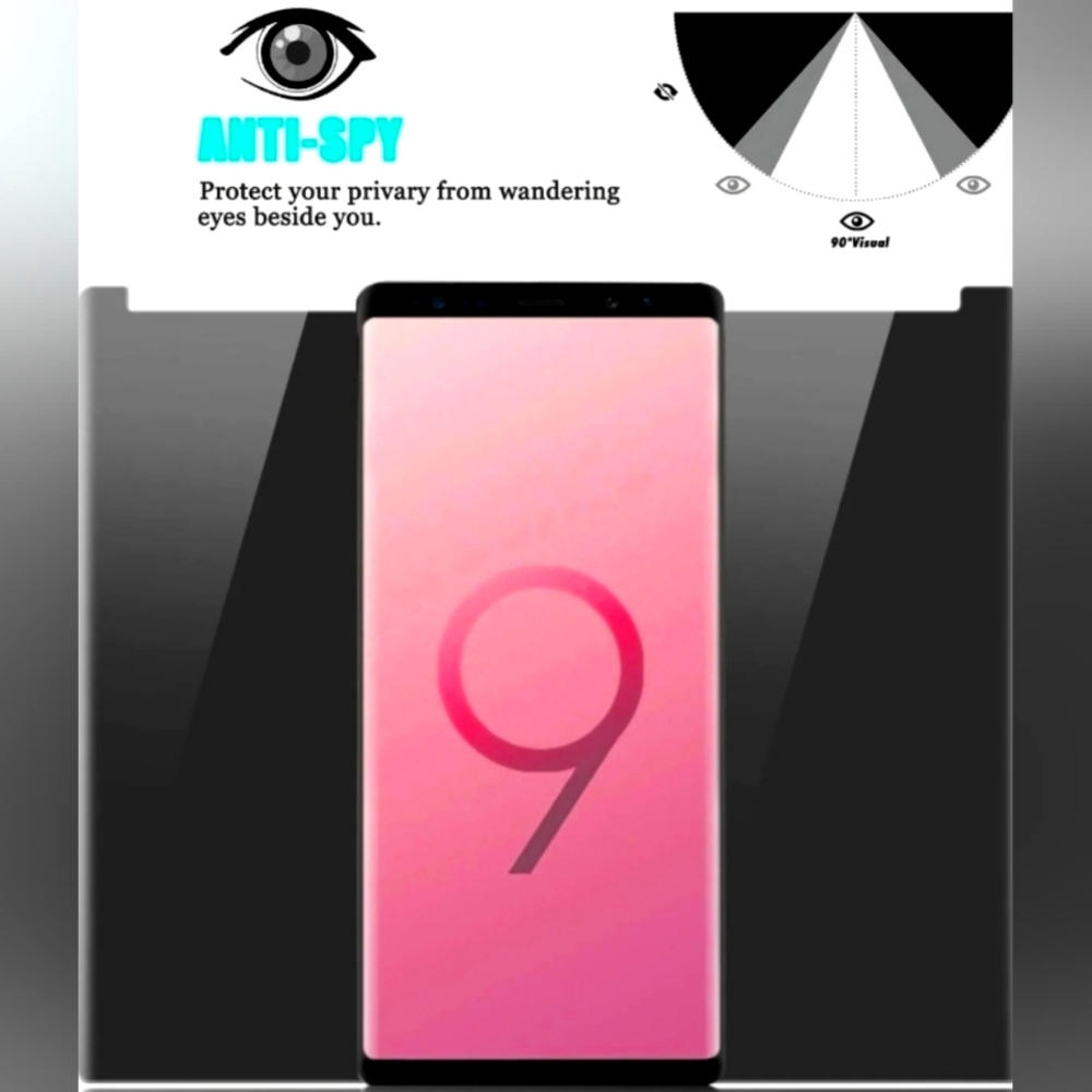 Anti-Spy Privacy Screen Protector Galaxy 9 Samsung! NEW!!